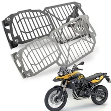Couverture de protection de gril de lampe de phare de moto pour BMW F650GS F700GS F800GS 2017 2018 17 18 acier inoxydable