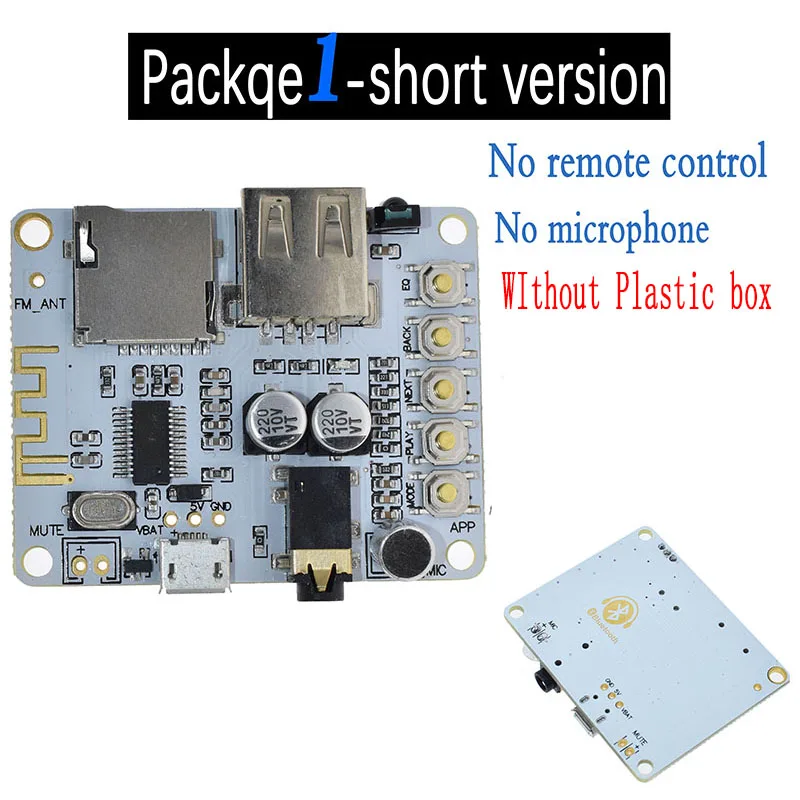 V5.0 V4.2 Bluetooth аудио приемник плата с USB TF слот для карты декодирования воспроизведения предусилитель выход 5 в беспроводной стерео музыкальный модуль
