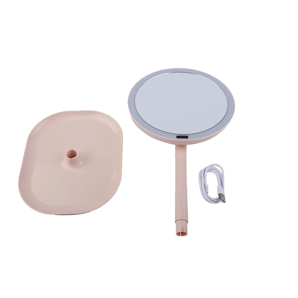 

New 7X 30PCs Magnifying Makeup Rechargeable Motion Sensor LED Light Mirror USB 360 Rotation Vanity Mirror Infrared Induction