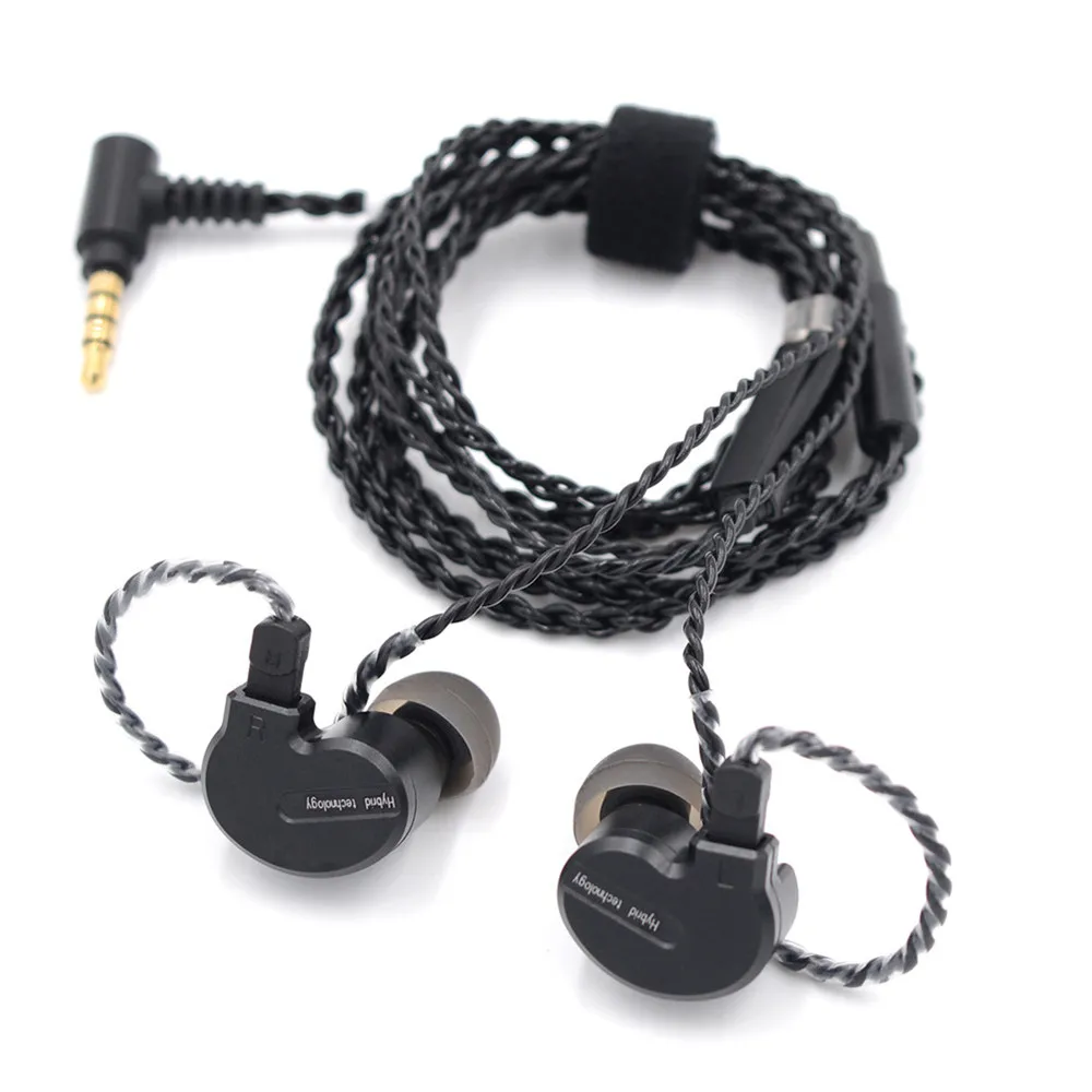 

BQEYZ KB1 2DD+1BA Metal Earphone Noise Canceling Stereo Headset with 0.78mm 2 PIN Detachable Cable for Huawei Xiaomi iPhone LG