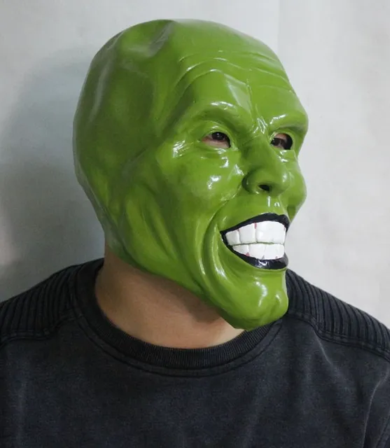 Deluxe Attractive Super Hero Rubber Latex Halloween Costume The Mask Maskin Party Masks from