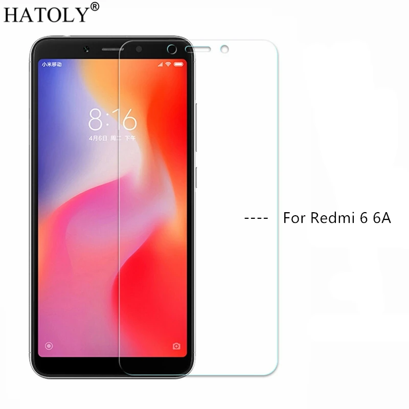 2 шт закаленное стекло Xiaomi Redmi 6A 4A ультра-тонкая защитная пленка для Xiaomi Redmi 6A 6 пленка Xiaomi Redmi 4A 6A стекло MiA2 Lite