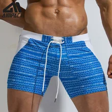 Новинка, мужские пляжные шорты, мужские плавательные трусы, пляжная одежда, быстросохнущие шорты для плавания для мужчин AM8115 от ampact