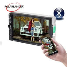 GPS Navigation Bluetooth Touch Mirror Link Screen MP5 Player+Rear Camera 2 DIN With Map Car Radio 7 inch HD For Android Phone