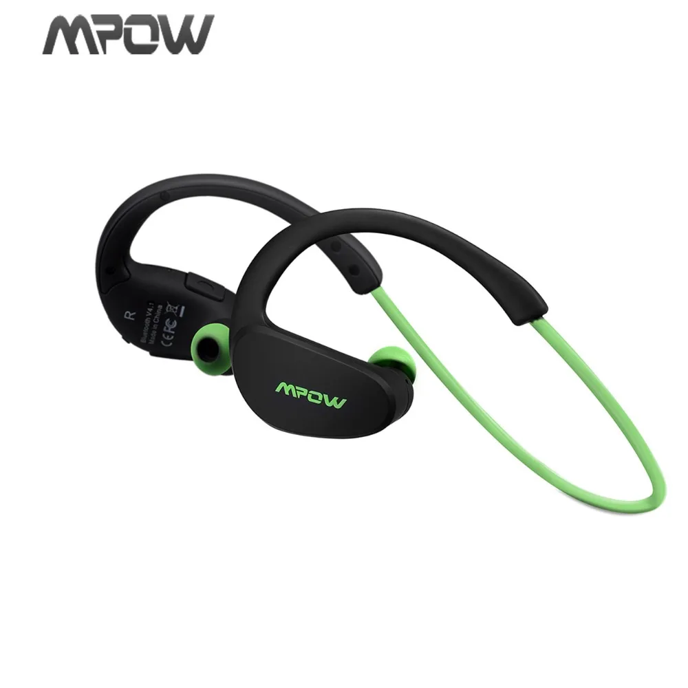 Mpow MBH6 Cheetah 4.1 Bluetooth Headset Headphones Wireless Headphone Microphone AptX Sport Earphone for iPhone Android Phone