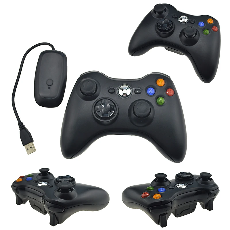 Беспроводной пульт дистанционного управления Xbox 360 2 4G компьютер с приемником для