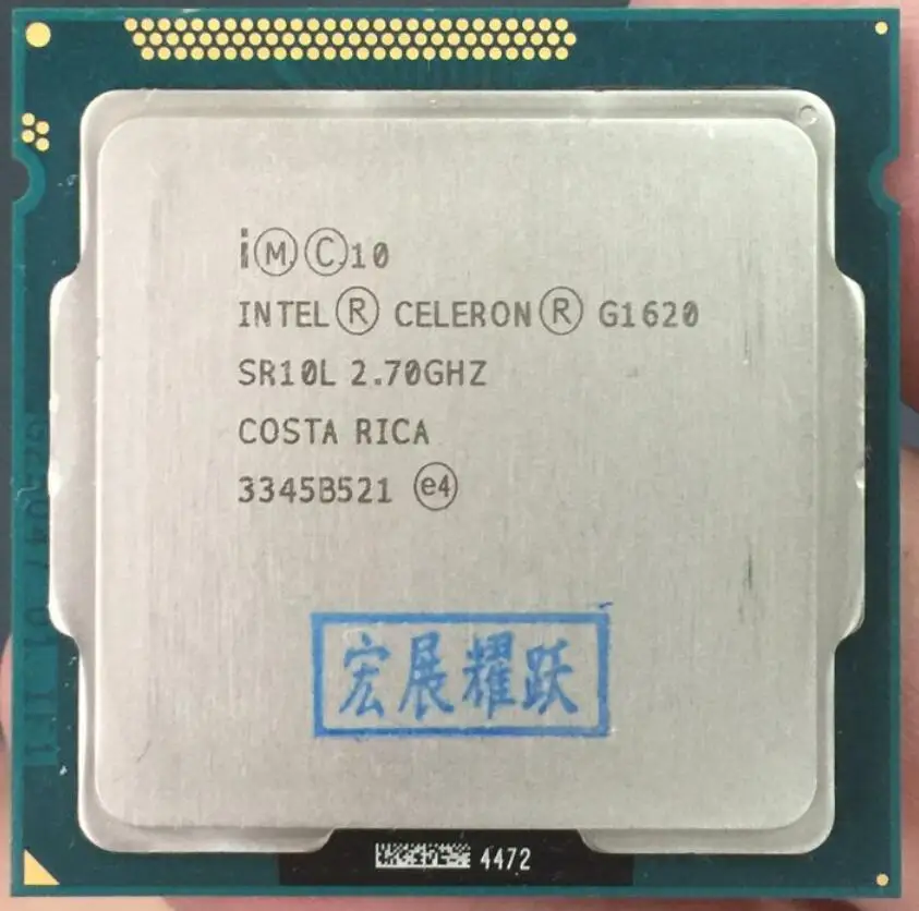 Процессор Intel Celeron G1620 для ПК настольного компьютера ЦП (2 Мб кэш памяти 2 70 ГГц)