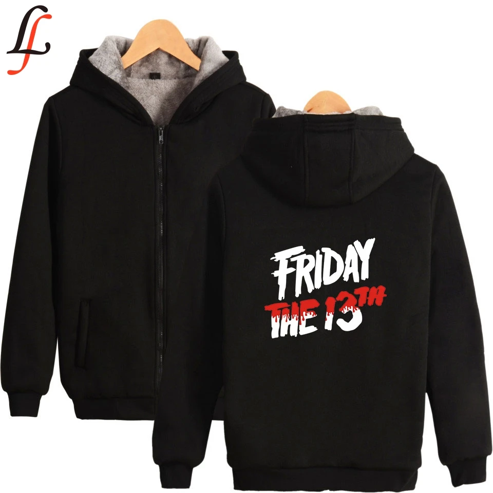 Friday the 13th game Plus плотная толстовка с капюшоном очень теплое пальто зимний модный
