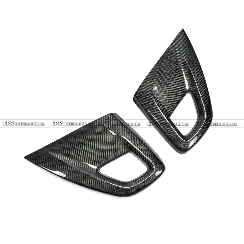 

For Hyundai Veloster Carbon Fiber Interior Door Handles Stick On Type Glossy Finish Inner Control Panel Cover Trim Drift Kit