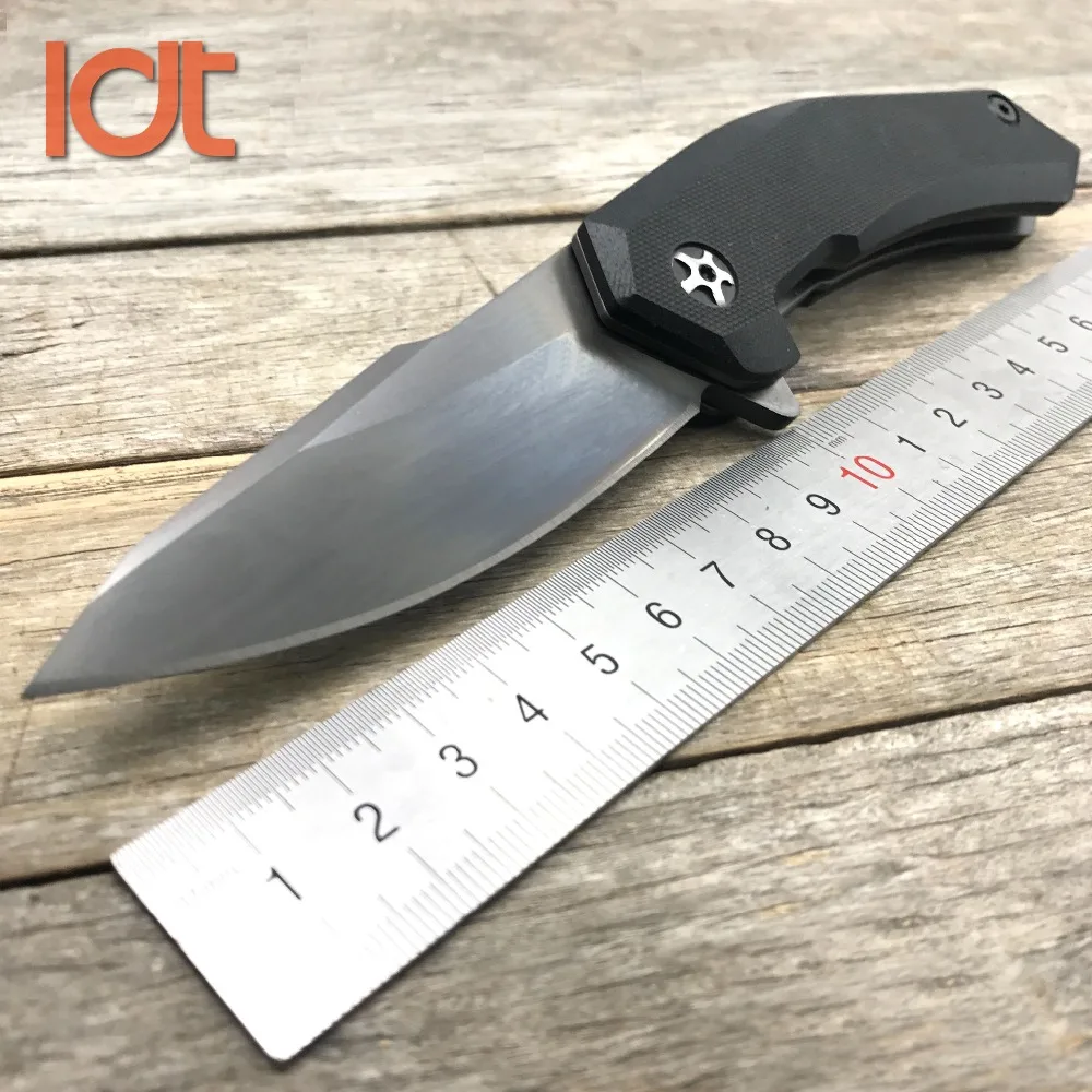 Складной нож LDT 9Cr18Mov G10 стальной с ручкой тактический карманный для выживания