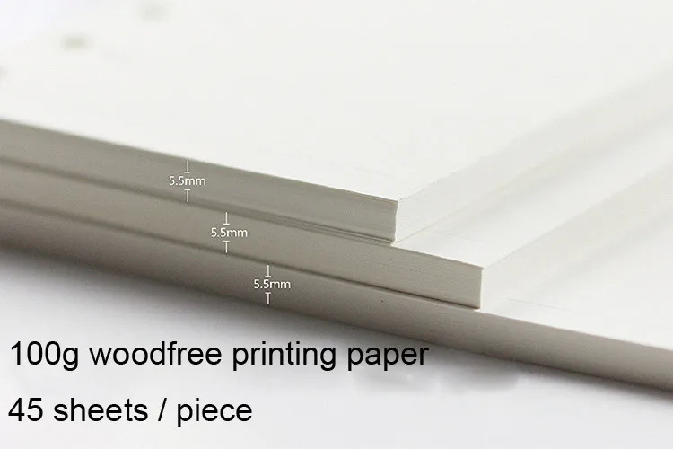 2 A5 A6 A7 Woodfree Printing Paper Planner Inner Pages For Filofax Creative Office Notebook Spiral Filler Papers Binder Inner Page