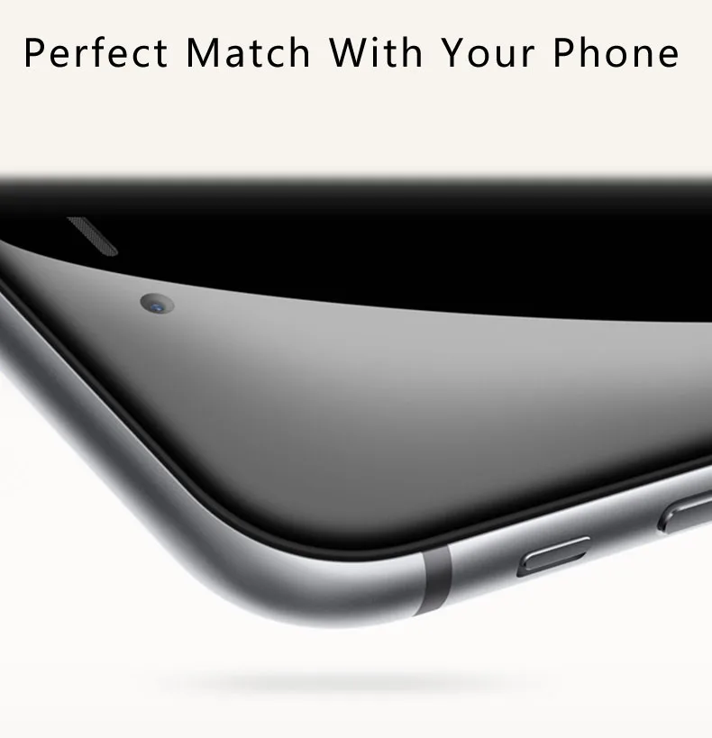 iPhone Soft Frame Tempered Glass Screen Protector 10