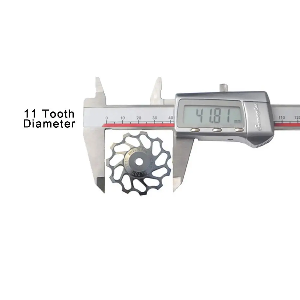 Mi. Xim 11T13T зуб Алюминиевый сплав задний переключатель передач велосипедный Jockey колесо керамический подшипник Palin Jockey колесо Натяжное колесо - Цвет: B