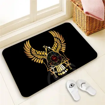 

H-P901 Custom Gods of Egypt#13 Doormat Home Decor 100% Polyester Pattern Door mat Floor Mat foot pad SQ00806#H0901