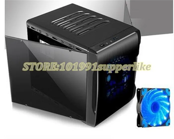 DEBROGLIE 1 шт. itx Чехол настольный компьютер мини хост шасси ITX настольная игра