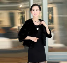 free shipping New Genuine real natural mink fur coat women’s short fashion fur jacket winter waistcoats wholesale / retail