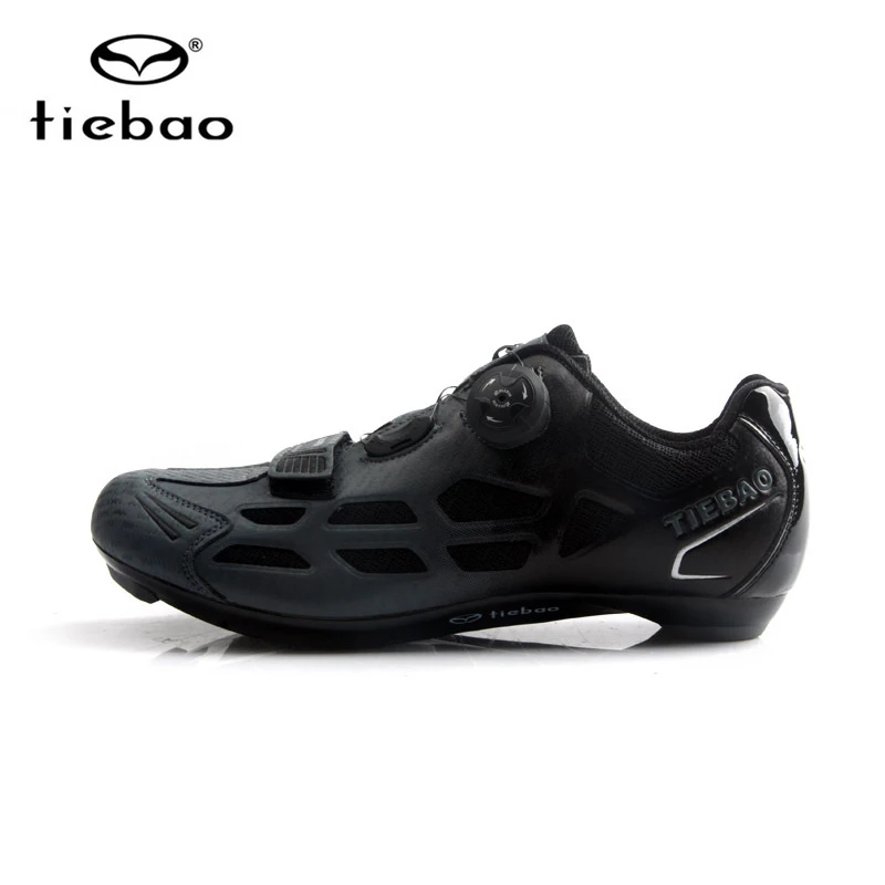 

Tiebao Men Cycling Shoes Road Bike Shoes Sapatilha Ciclismo Racing Spd Self-Locking Sneakers Breathable Triathlon Bicycle Shoes