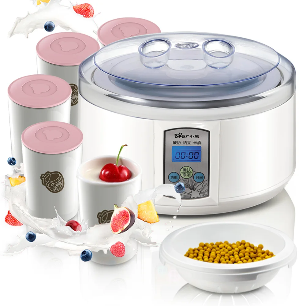 

Bear SNJ-5091 Full Automatic Stainless Steel Cup Yogurt Machine Rice Wine Natto Machine SNJ-5091