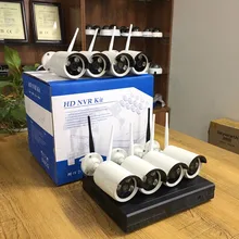 8CH наблюдение wi-fi-комплект сетевая камера беспроводная 720 P NVR 8 шт. 1,0 мегапиксельная ip-камера CCTV система безопасности