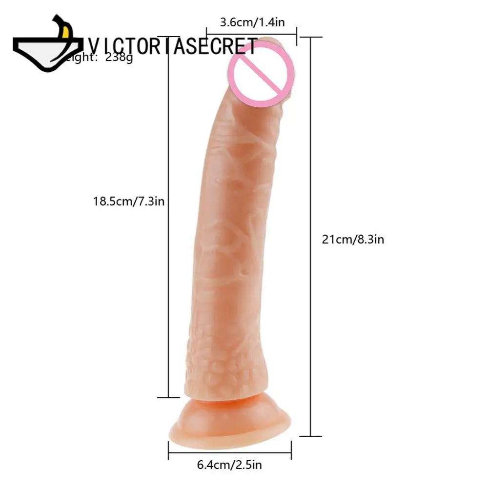 Erotic Soft Jelly Dildo Penis Bullet Cock Penis Adult Toys Anal Butt Sex Toy Strong Suction Cup Male Dick Toy For Falos Sex Shop