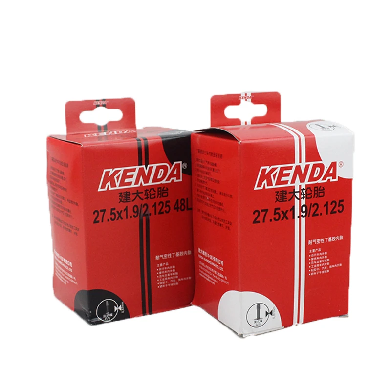 Kenda-Bicycle Inner Tube Rubber Tire, Cycling Rubber Parts, 27 ", 27.5", 1.5 ", 1.75, 1.9, 2.125 AV, FV, BMX