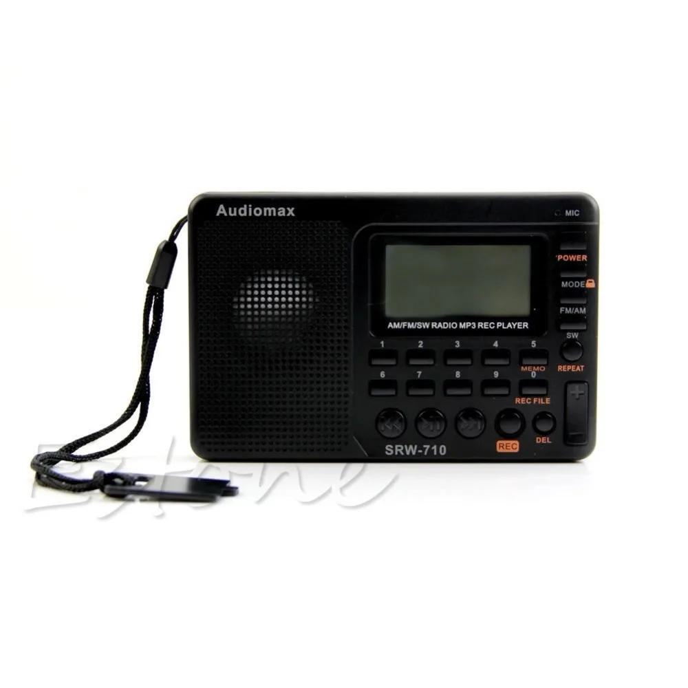 1 компл. OOTDTY Цифровая настройка ЖК приемник TF MP3 REC плеер портативный AM FM SW