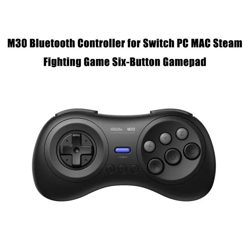 

2.4G Bluetooth Controller for Switch PC MAC Steam Fighting Game 6-Button Gamepad