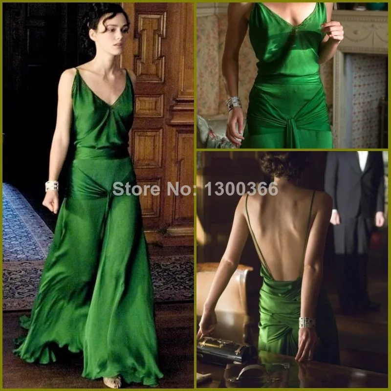 Keira Knightley Green Dress In 
