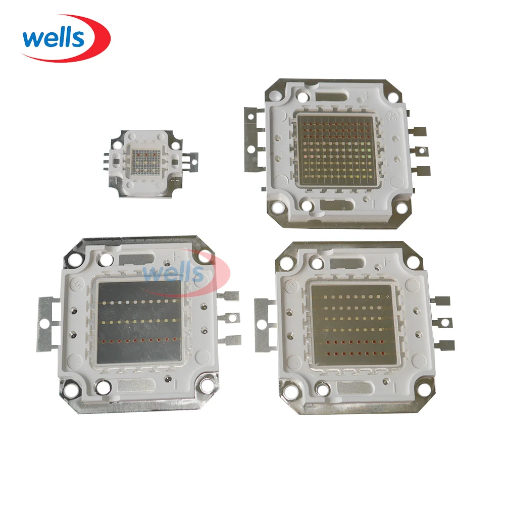Светодиодный чип высокой мощности 10 Вт-100 Вт COB SMD светодиодный холодный теплый белый RGB 10-100 Вт