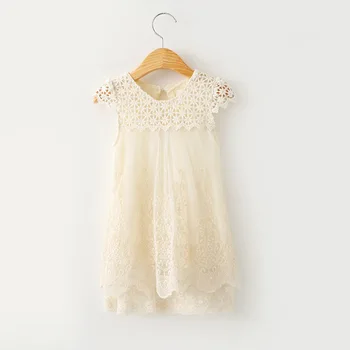 

3-14Y Girls Evening Dress Summer Children Costume Fashion Lace Princess Dress Kids O-Neck Party Dresses Baby Girl Clothing