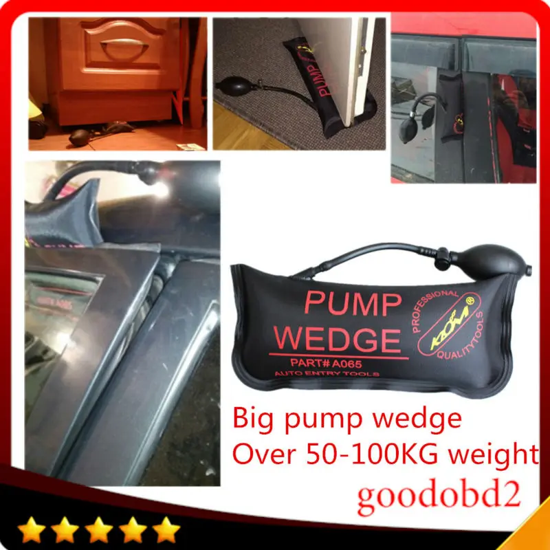Portable Klom Automotive Auto Entry Tool Air Bag Pump Wedge For Car Door Window~