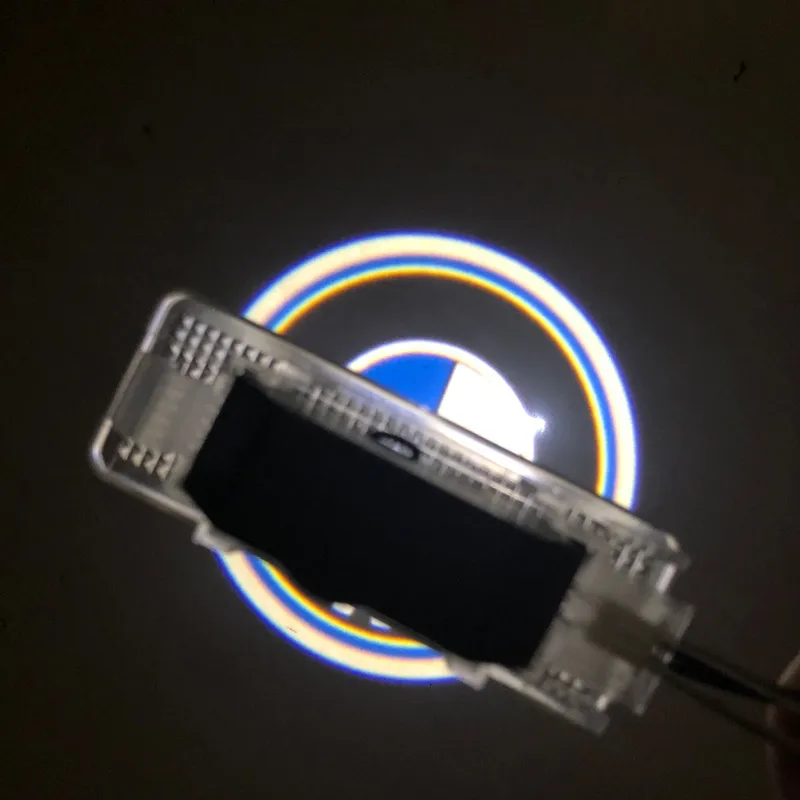 

2Pcs LED Logo Projector Ghost Shadow Light For BMW E39 X5 E53 E52 528I Car Door Welcome Lamp No Drilling Car Styling