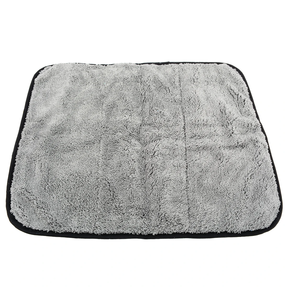 

High Quality 45x38cm Super Thick Plush Car Microfiber Soft Cleaning Cloth Double Color Face Towel Drying Waxing Polish Plush