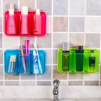 

Multifunctional shelf The kitchen bathroom three case even receive case storage rack 26*15*8cm free shipping