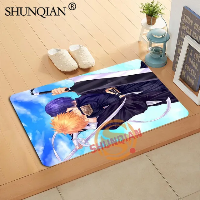 Bleach Anime Custom Your Mats Print slip resistant Door Mat Floor Bedroom Living Room Rugs