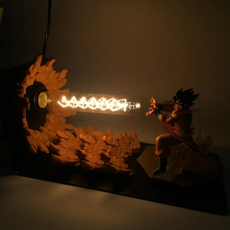 S. orange DRAGON BALL Аниме Goku Kamehameha настольная лампа Luminaria LED ночные светильники