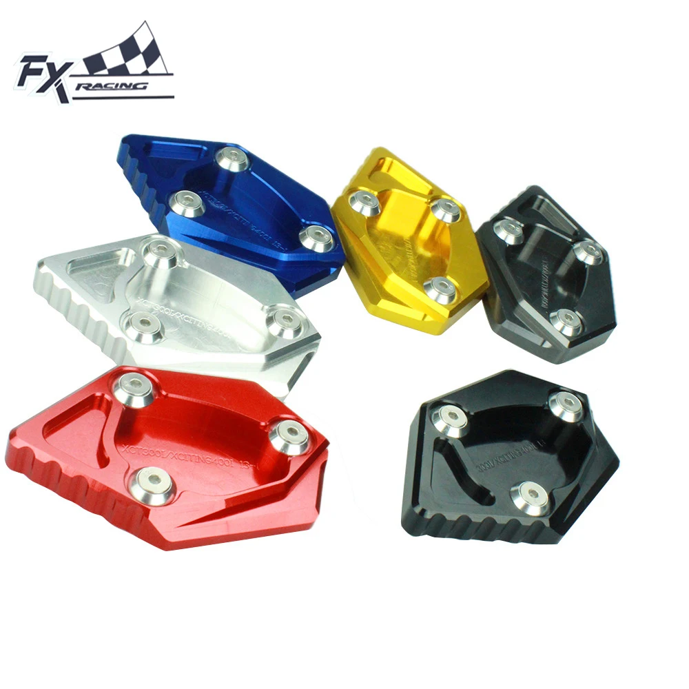 

Motorcycle Kickstand Plate Sidestand Foot Enlarger Extension Pad For Kymco XCITING 300 400 300i 400i 2012 2013 2014 2015