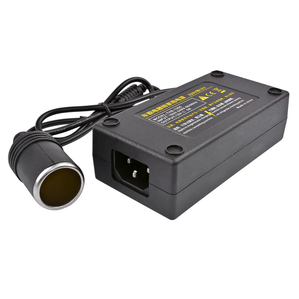 AOSHIKE AC 110V 220V to DC 12V автомобильный прикуриватель AC/ преобразователь питания адаптер