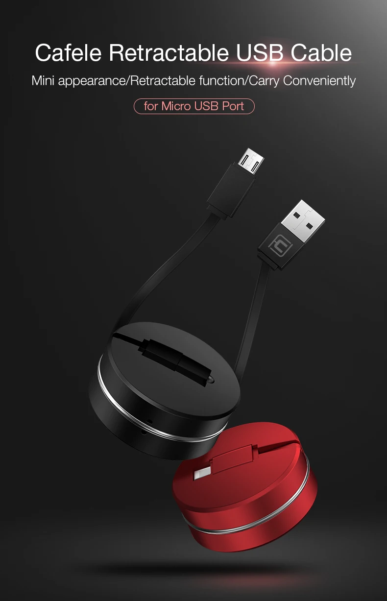 CAFELE 1 м Micro USB кабель для samsung huawei Xiaomi Android смартфоны HTC Синхронизация данных USB кабель Портативный usb зарядный кабель