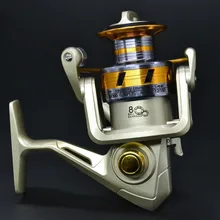 Абсолютно новая 3000 спиннинговая катушка Рыболовная катушка 8 подшипников морская Удочка колесо рок рыболовное колесо металлическая головка чашки левая/правая рука GT 5,2: 1