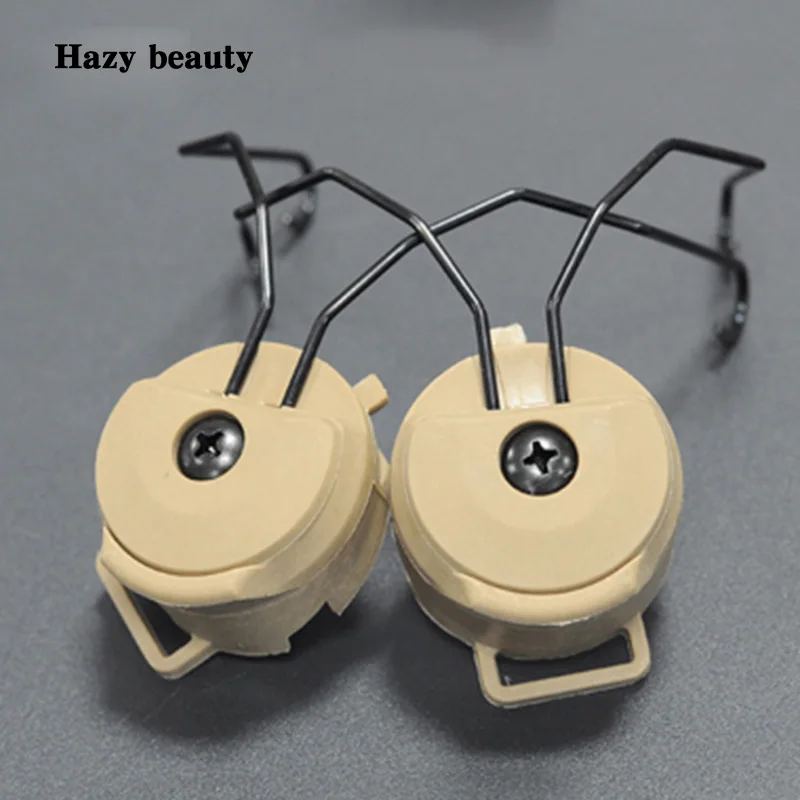 

Tactical Helmet Accessories PT type headphones helmet holder quick guide Adapter Kit BK / DE / FG Free Shipping