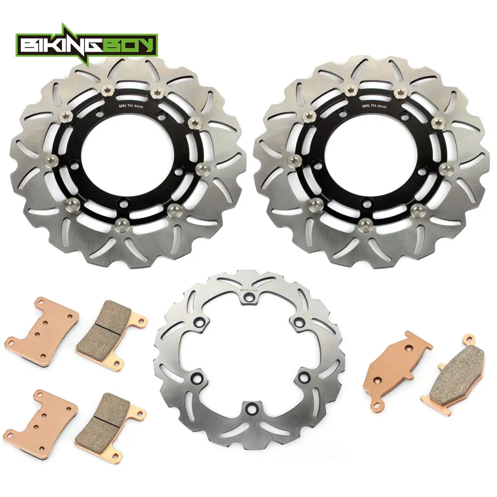 US $218.38 BIKINGBOY For Suzuki GSX1300R Hayabusa 08 09 10 11 12 GSXR GSXR 1300 Front Rear Brake Discs Disks Rotors Pads 310mm 260mm