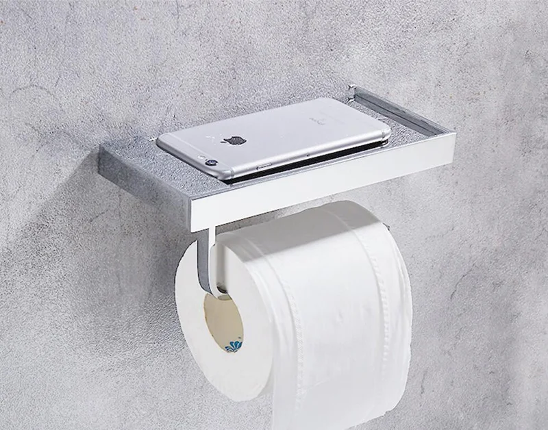 Держатель для туалетной бумаги латунный аксессуары для ванной комнаты держатель полотенец для туалетной бумаги рулонный дозатор для хранения телефона Полка для ванной комнаты