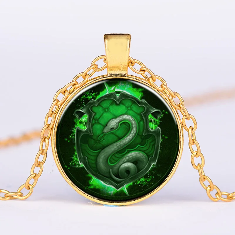 Детские Подарки Гарри Поттер время драгоценный камень сплав ожерелье Европа и Америка винтажное ожерелье