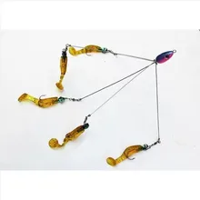 Ilure 21,5 см Alabama Rigs, рыболовный крючок, 3 шт./партия