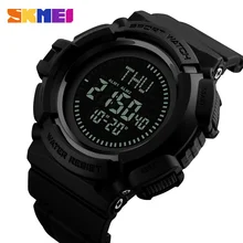 SKMEI мужские спортивные часы с компасом 3 будильника мировое время цифровые часы мужские водонепроницаемый секундомер наручные часы Relogio Masculino часы