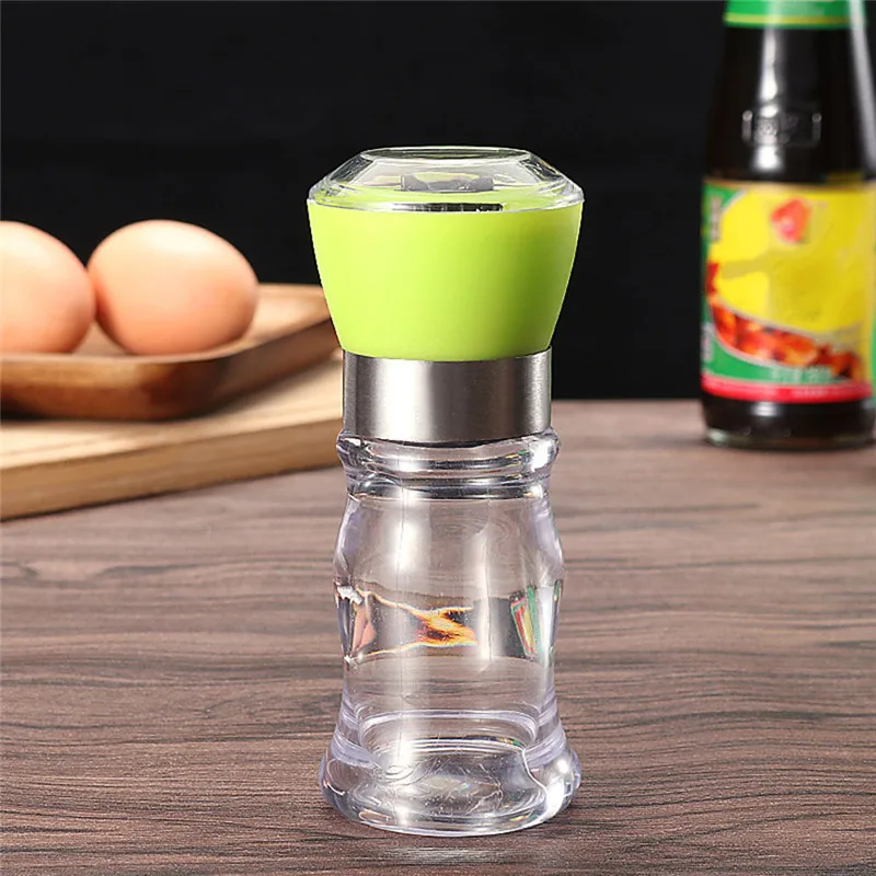 High Quality Stainless Steel Manual Salt Pepper Spice Mill Grinder With Cover Ceramic Kitchen Tools Pepper Mill Grinding Grinder - Image 4