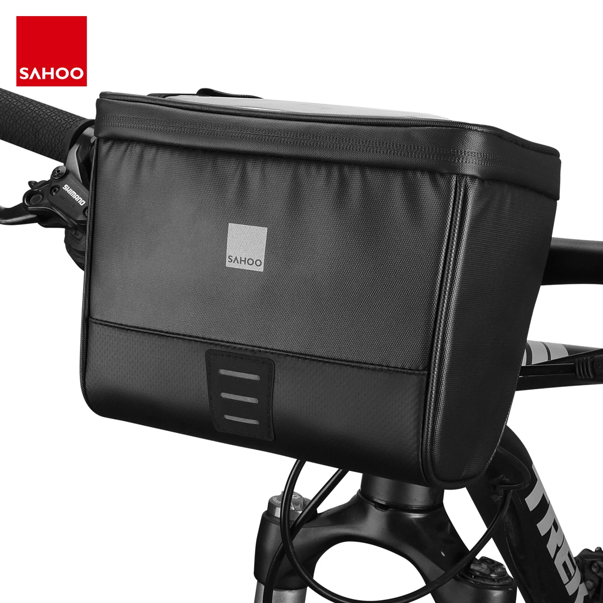 

Sahoo Travel Series 112049 Waterproof Touchscreen Cycling Bike Bicycle Map Sleeve Handlebar Bag Pack Pannier Basket Phone Camera