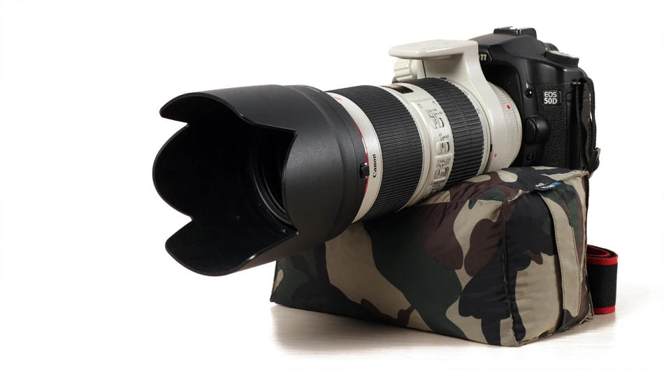 Миниатюрный легкий мешок для фотосъемки ROLANPRO камуфляжный макросъемки на