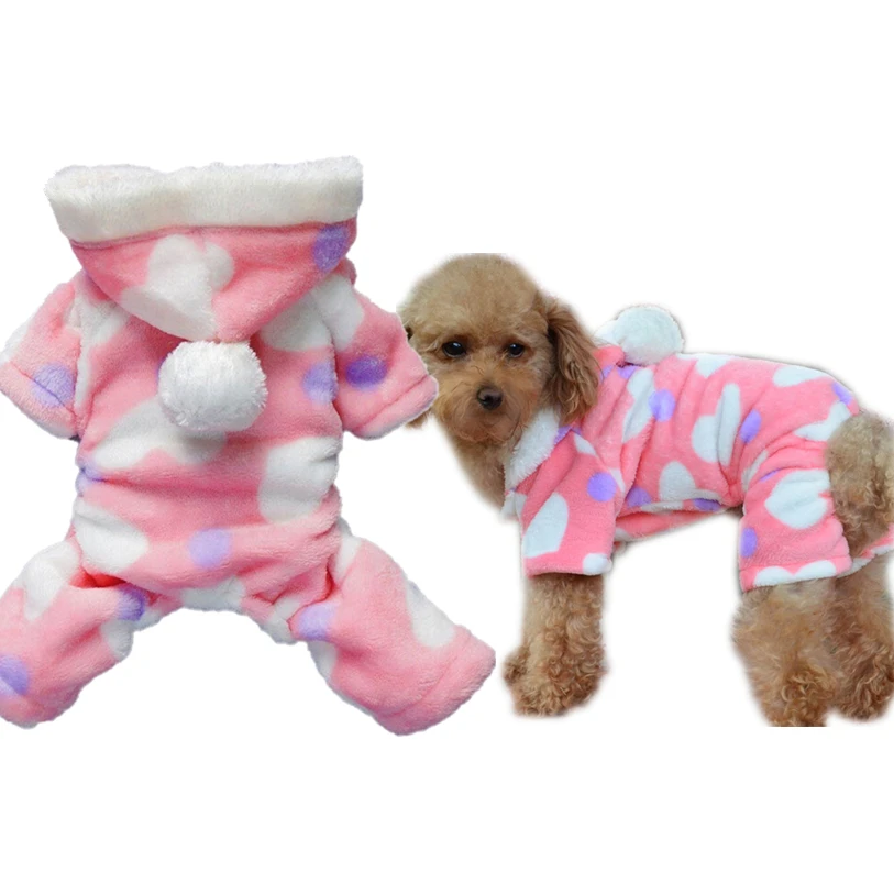 1 PC Pet Clothes Winter S XL Pet Puppy Dog Cat Clothes Hoodie Coat Jumpsuit Costume Apparel Pet